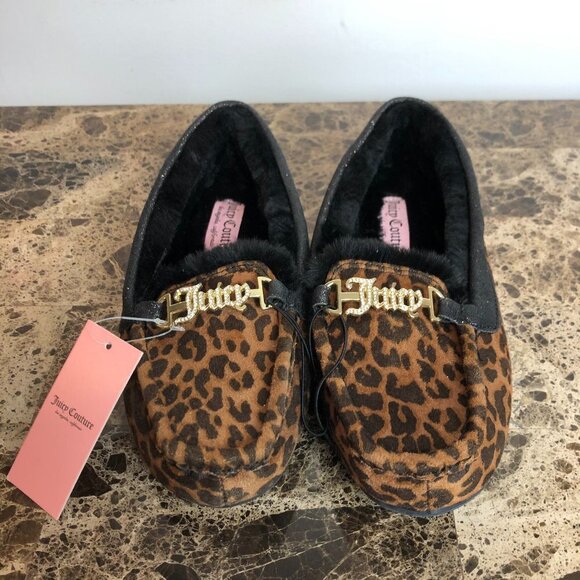 Juicy Couture Shoes - Juicy Couture Leopard Print Slippers 7